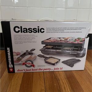 Swissmar Classic Raclette Grill & Recipe Book